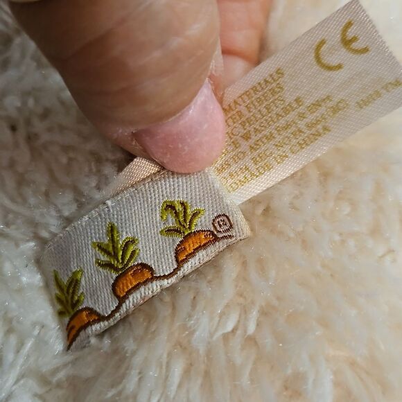 Carrots Bunnies By The Bay Plush White Bunny Toy - Picture 9 of 9